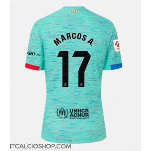 Barcelona Marcos Alonso #17 Terza Maglia 2023-24 Manica Corta